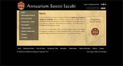 Desktop Screenshot of annuariumsanctiiacobi.org