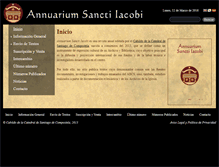 Tablet Screenshot of annuariumsanctiiacobi.org